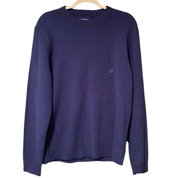 Express Lambswool Men’s Sweater Size Medium NWT - Picture 2 of 12